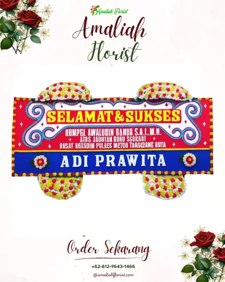 Papan Bunga Ucapan Selamat Gedung Wedding Jakarta Barat