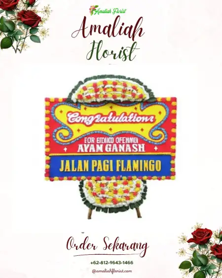 Sewa Papan Bunga Gedung Wedding Jakarta Barat